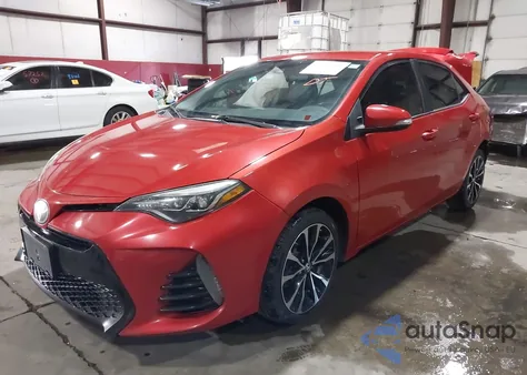 2017 Toyota Corolla Se z USA, uszkodzony, nr VIN 2T1BURHE4HC765375